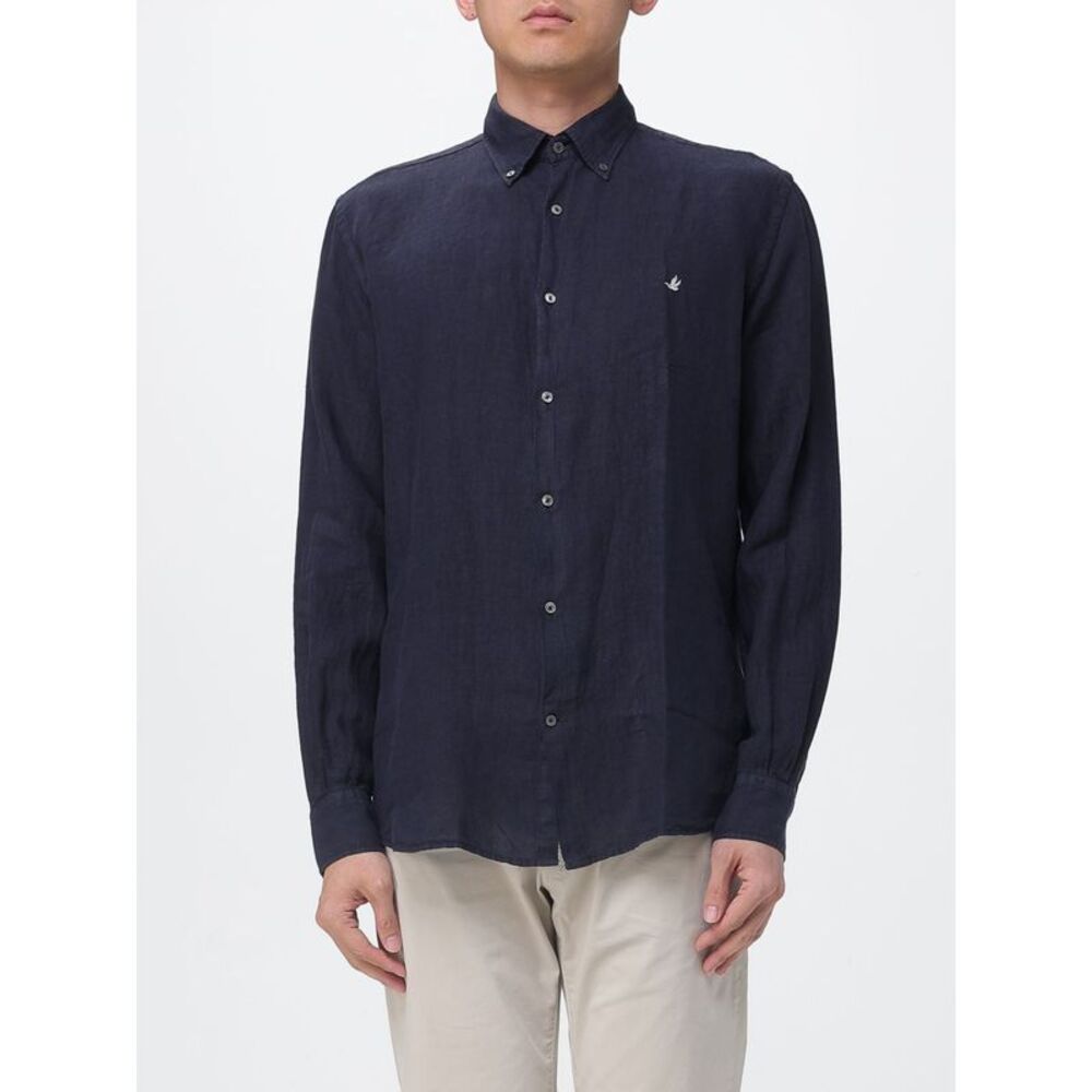 Brooksfield Shirt Men Navy